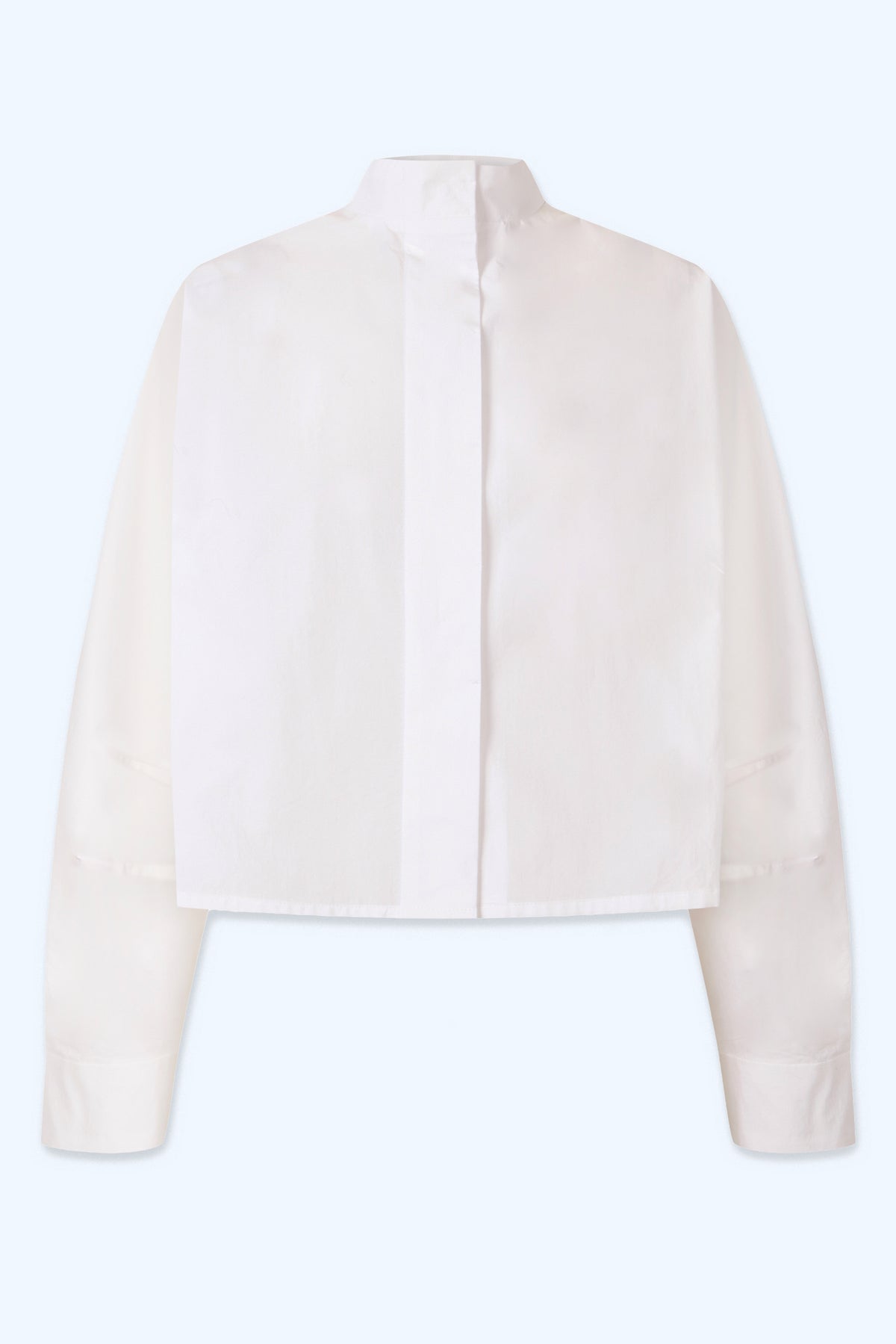 Camisa "control" en algodón Blanco