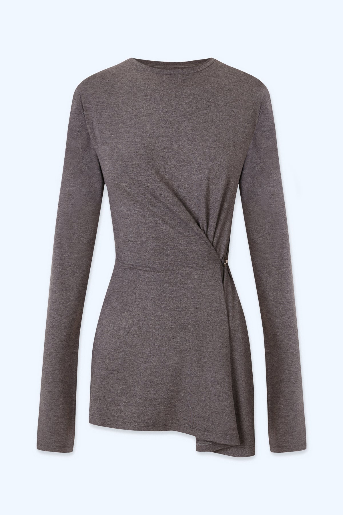 Camiseta "refugio" de bamboo Gris