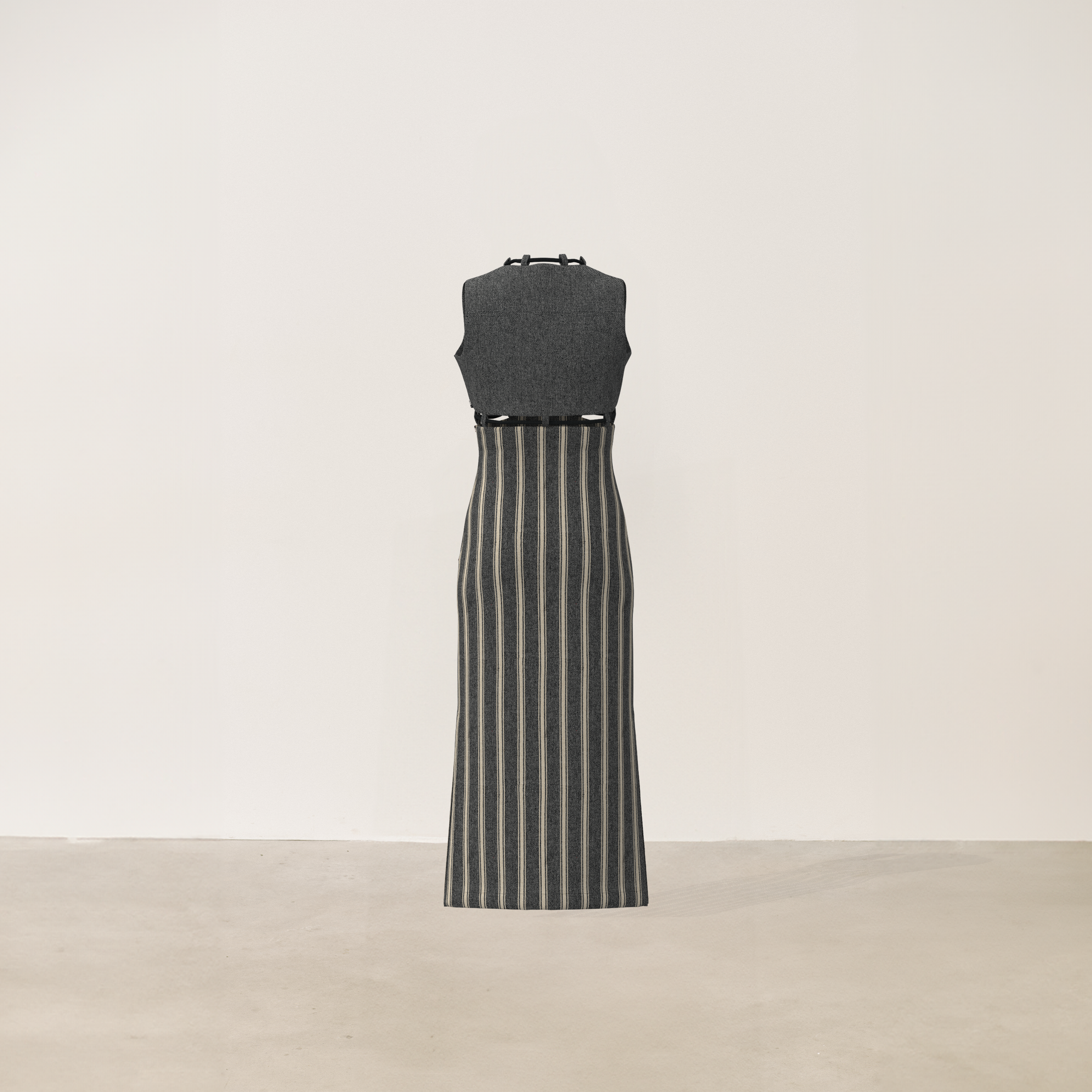 Vestido midi dos piezas