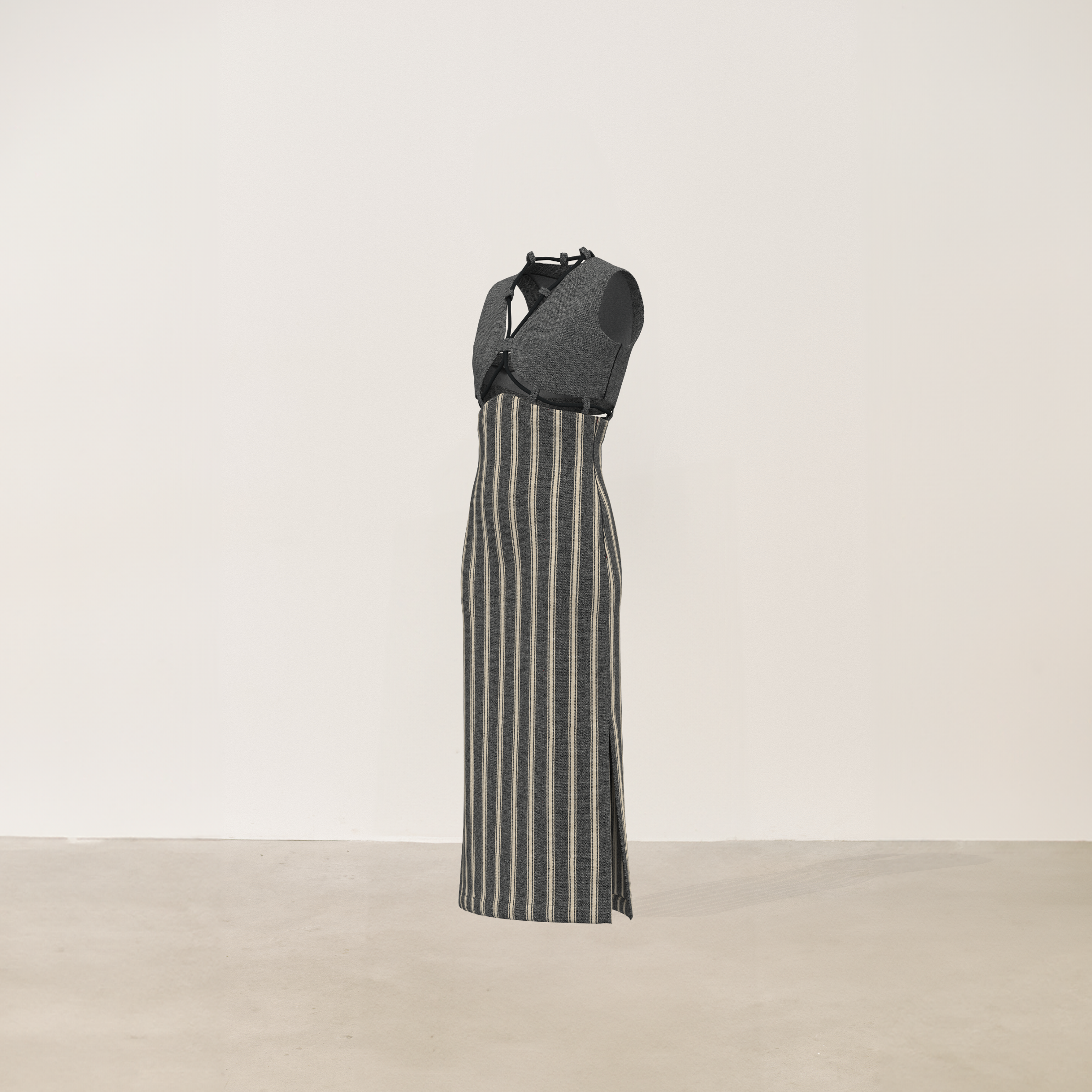 Vestido midi dos piezas