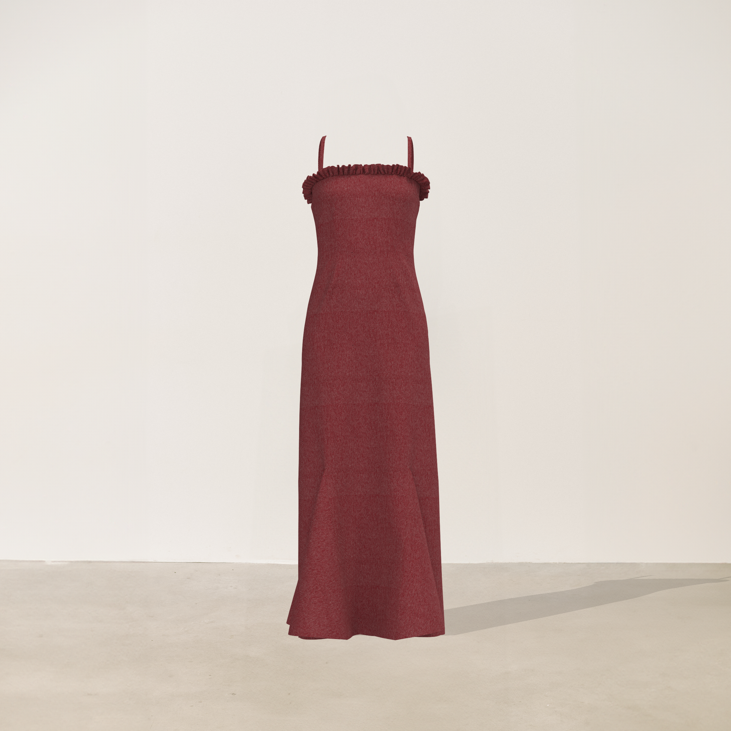 Vestido de godets