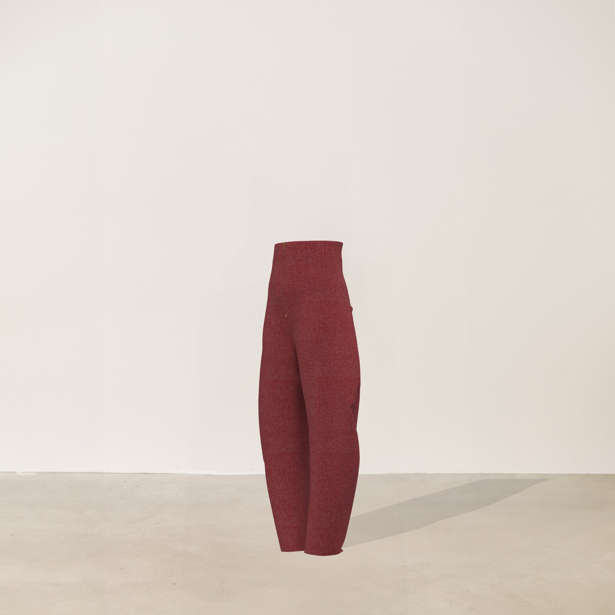 Pantalon globo rojo