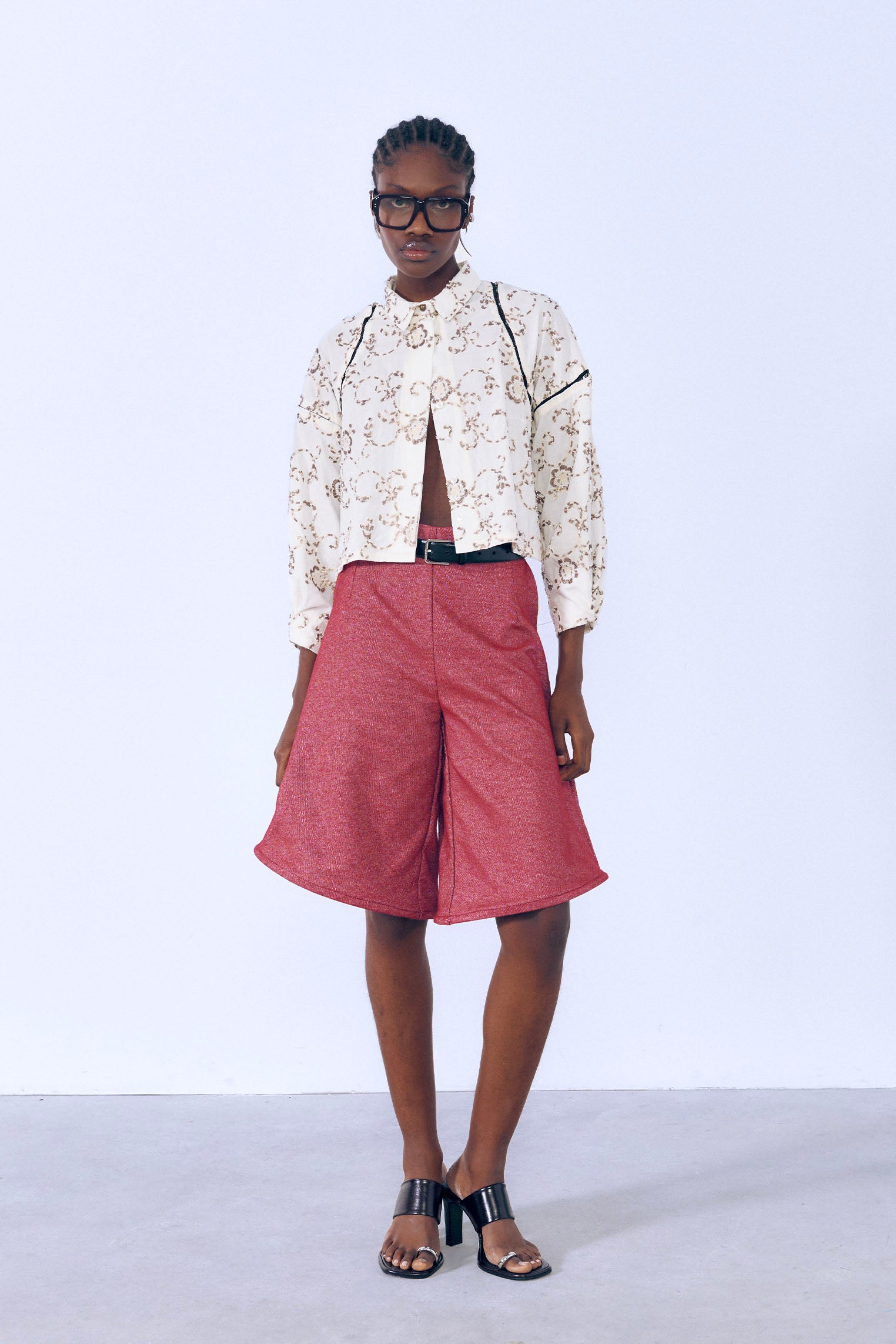 Camisa pedrería desmontable