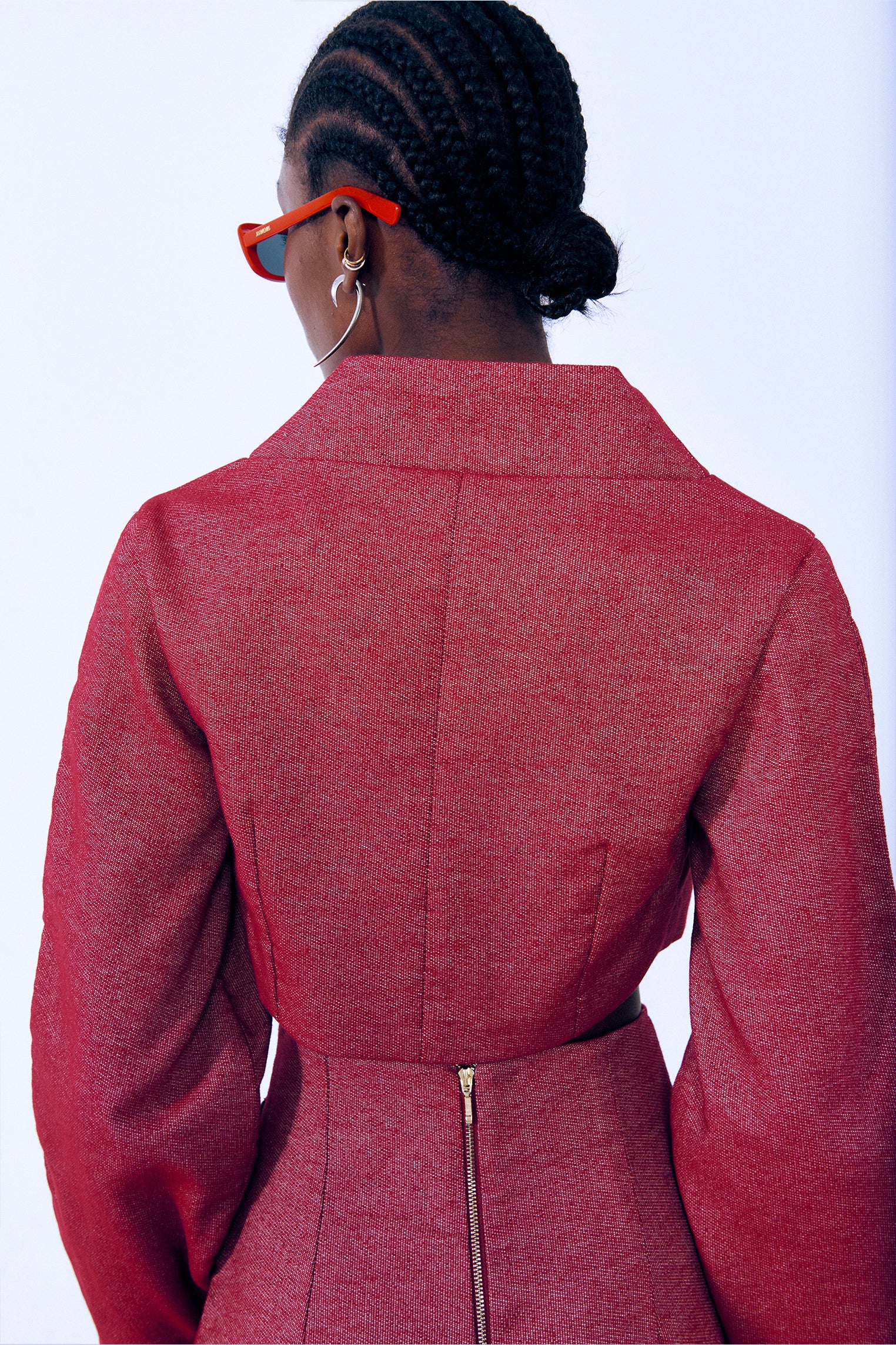 Chaqueta torera roja