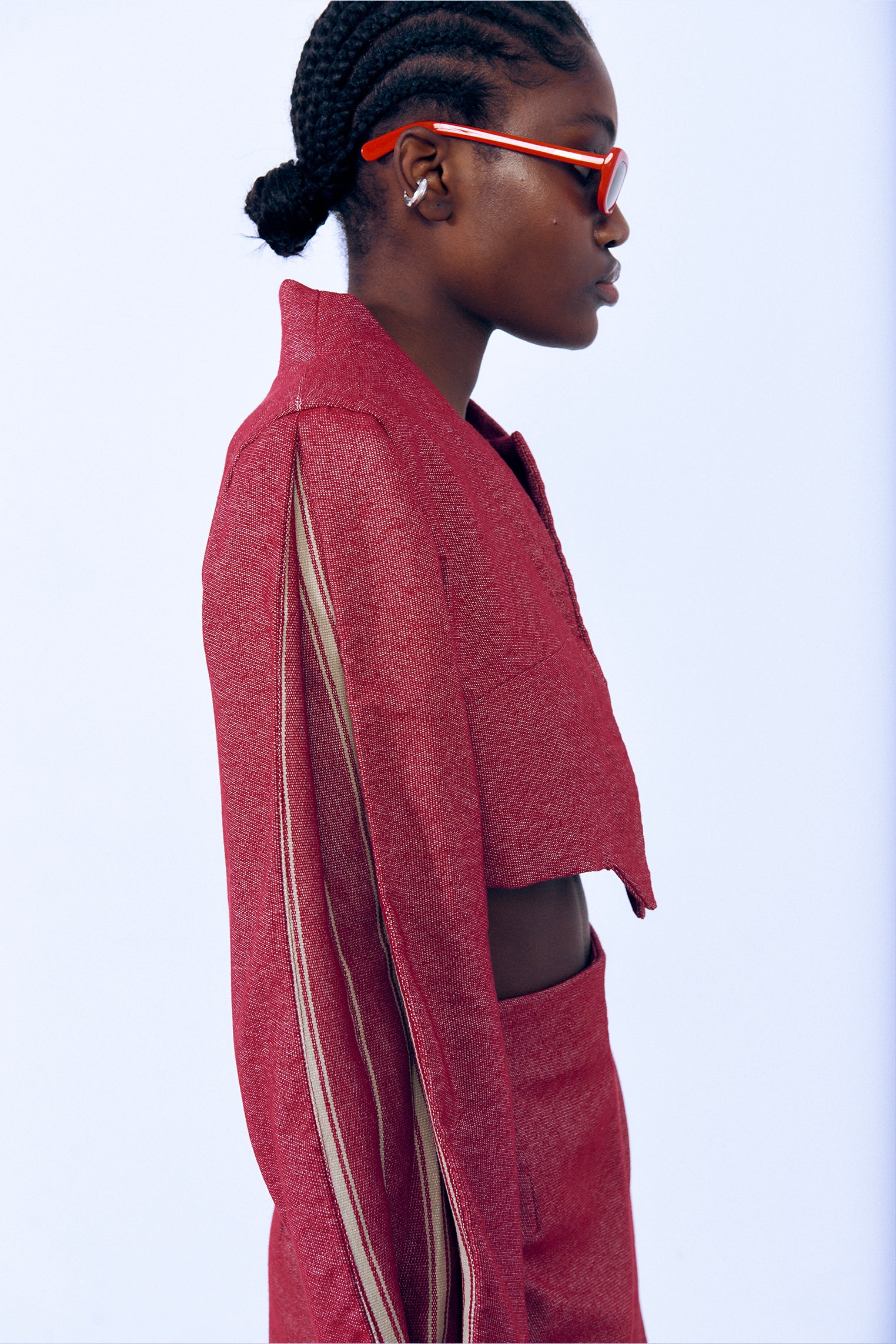 Chaqueta torera roja