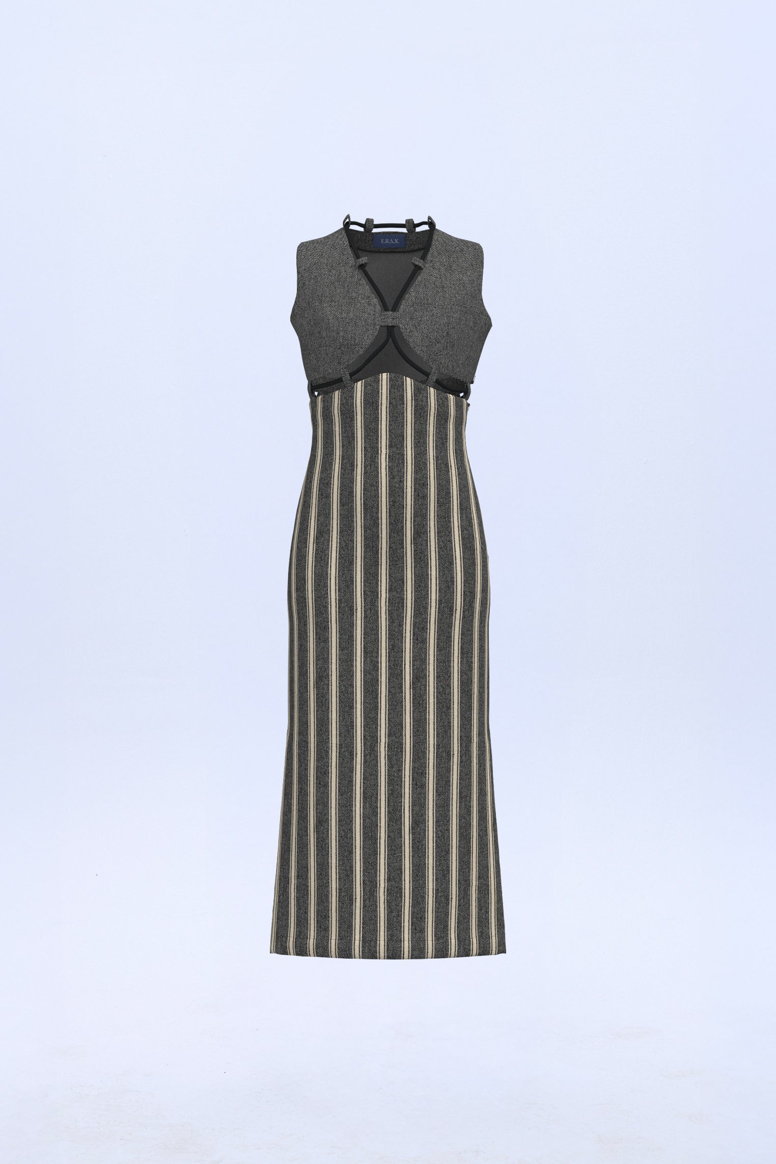 Vestido midi dos piezas