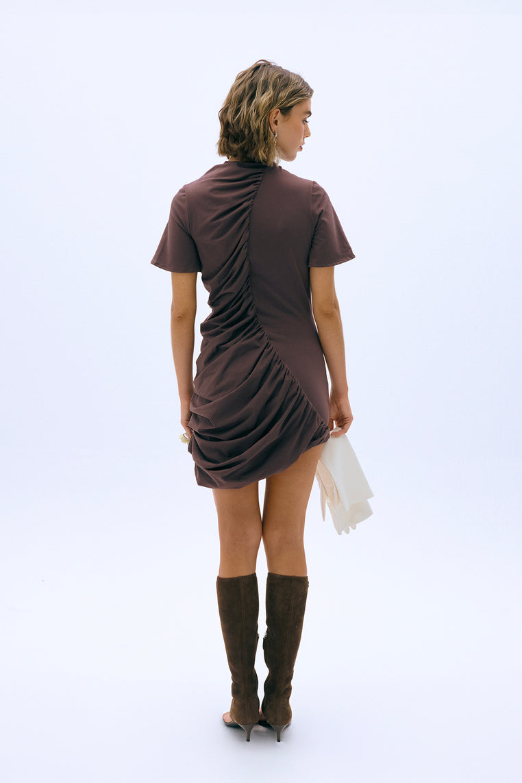 Vestido Eco marrón