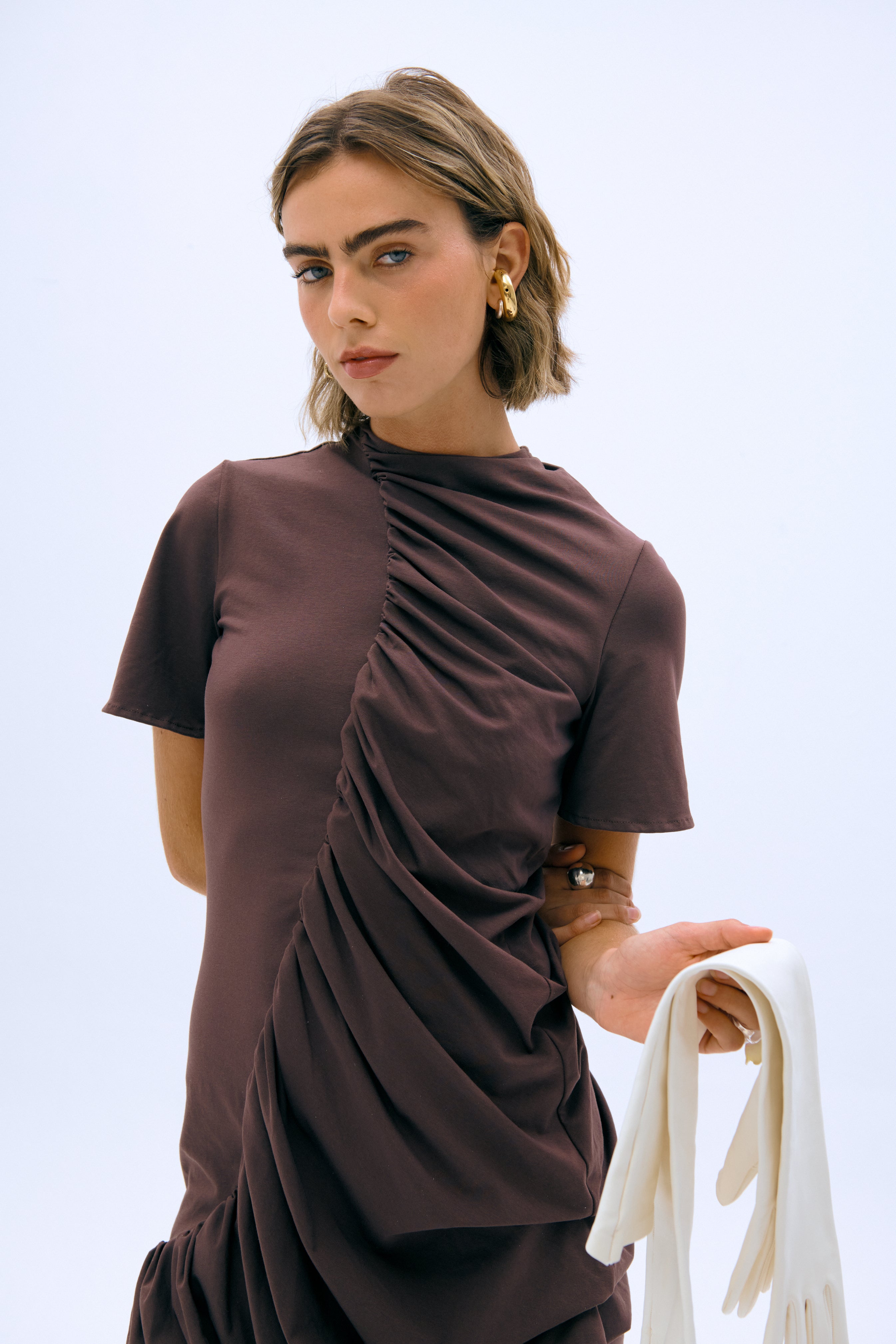 Vestido Eco marrón