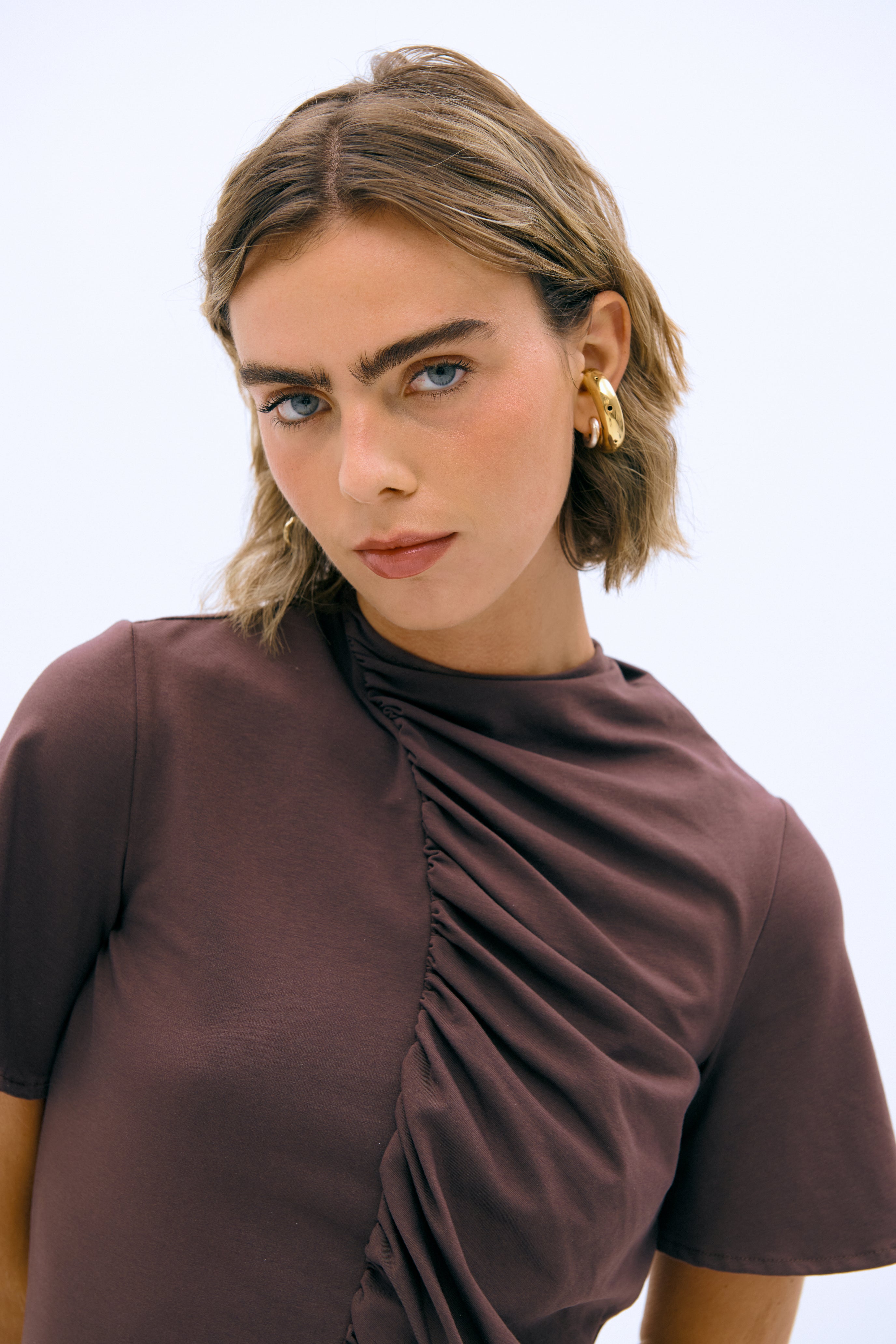 Vestido Eco marrón