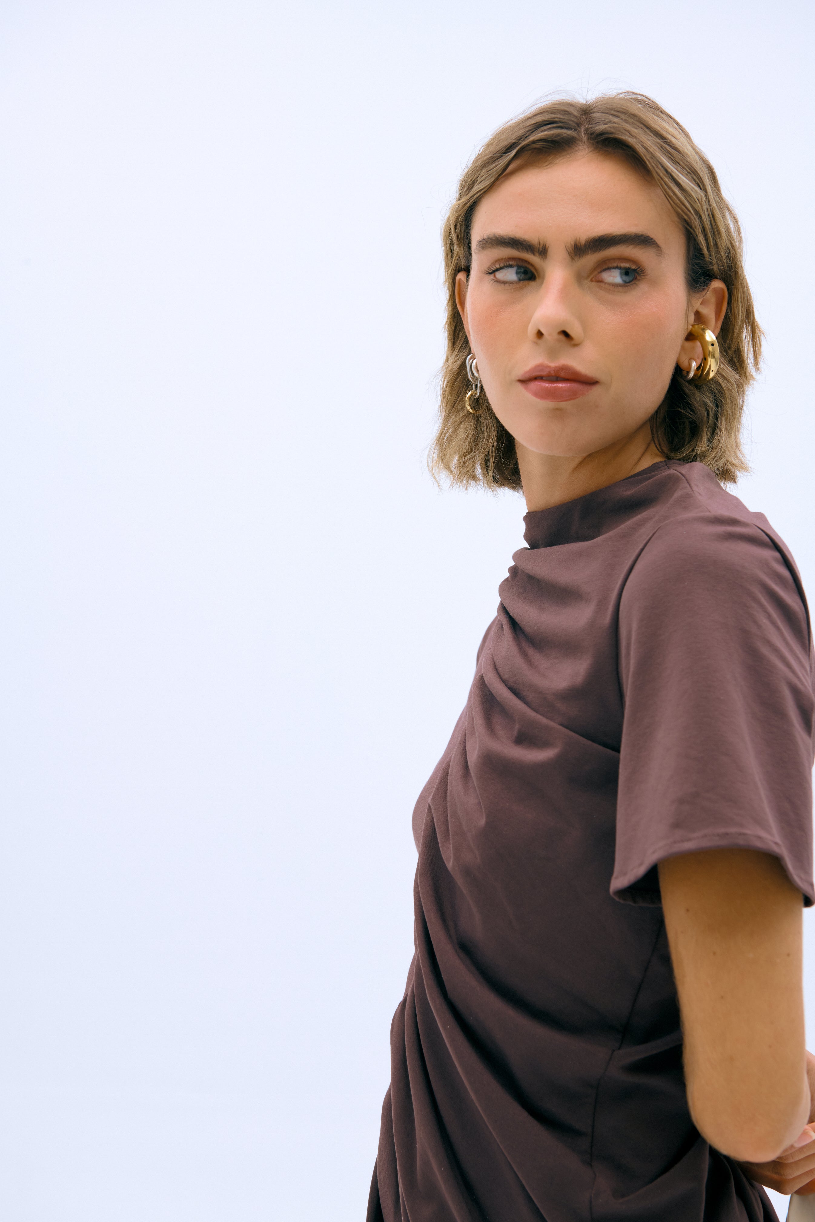 Vestido Eco marrón