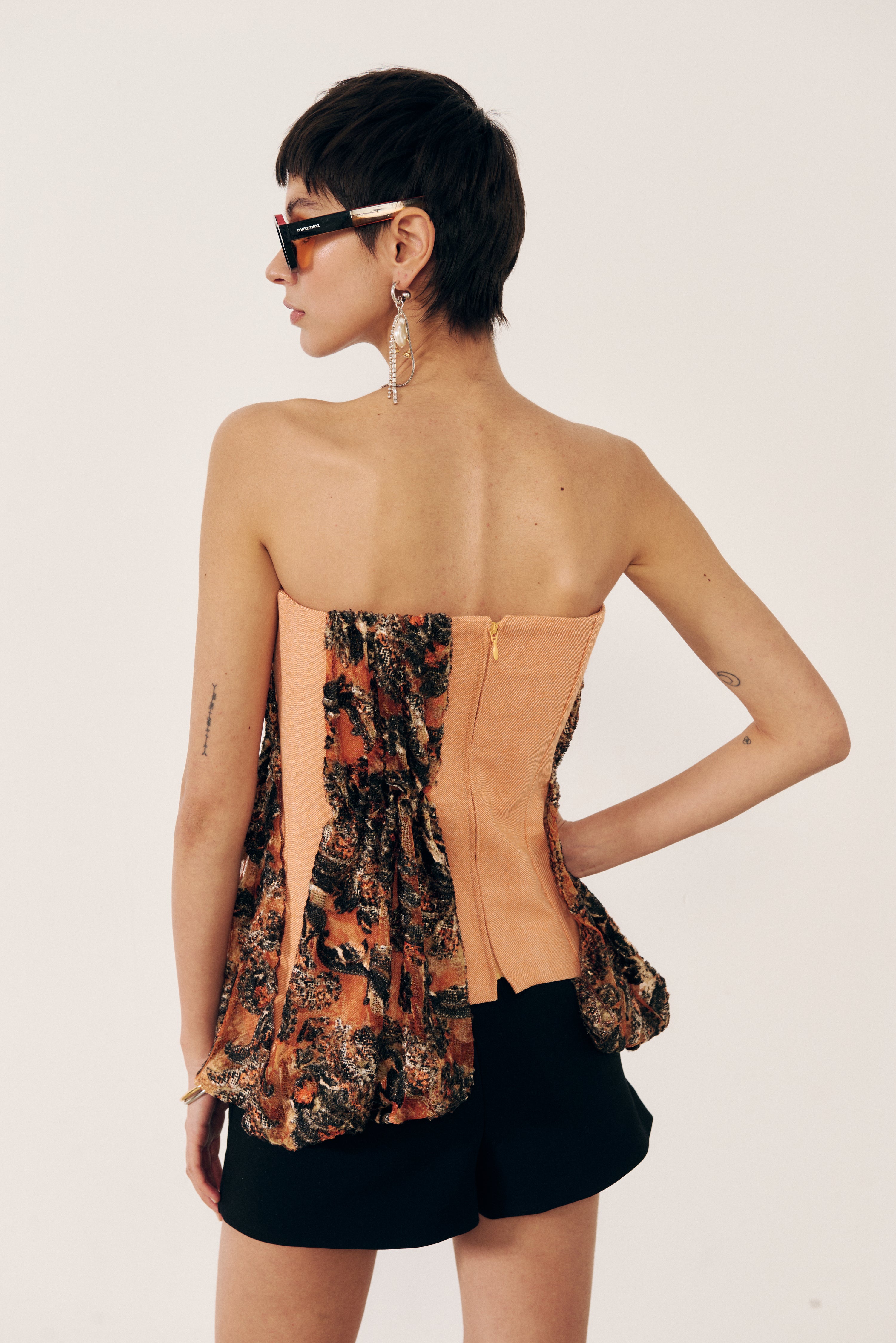 Corset drapeado