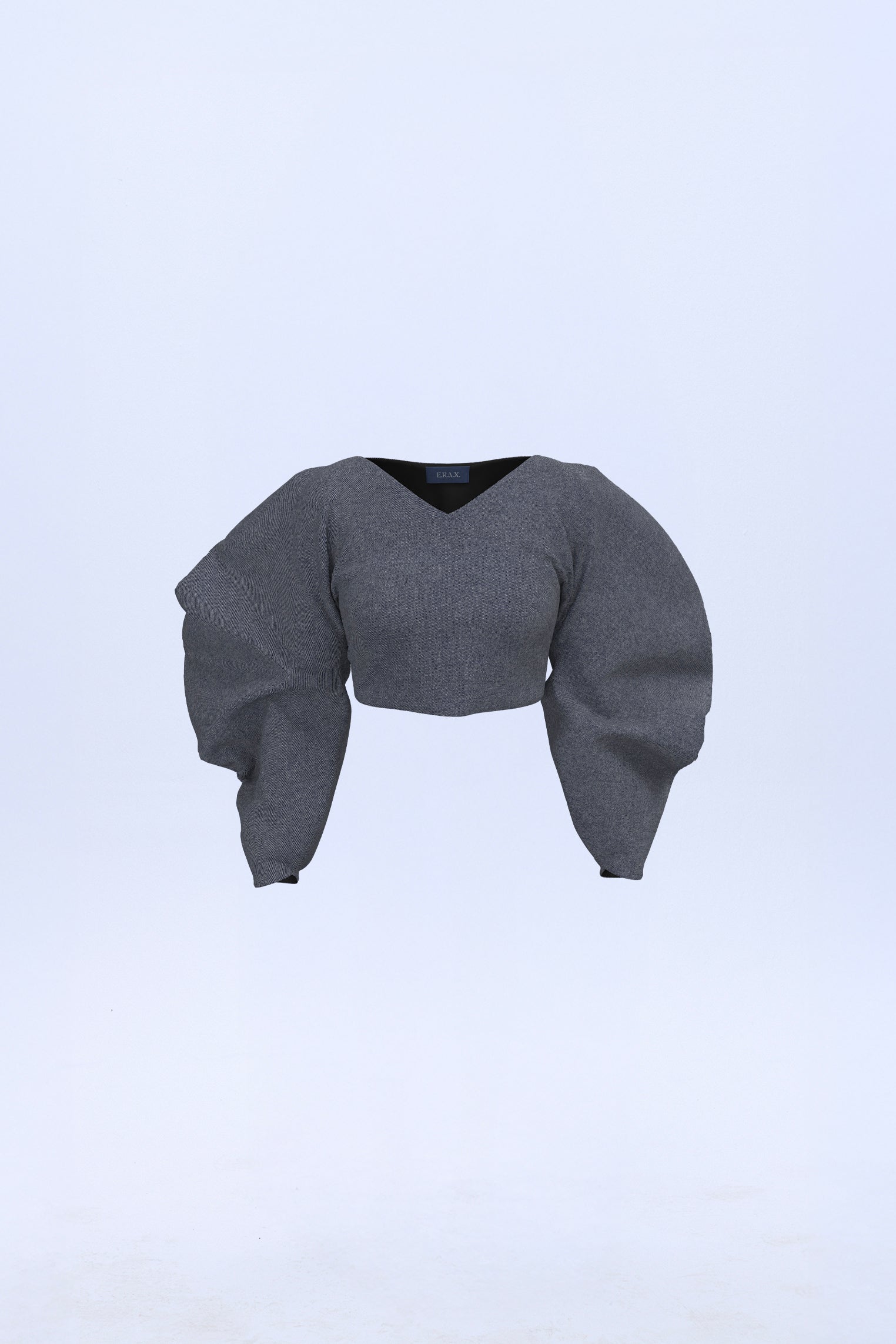 Chaqueta globo denim