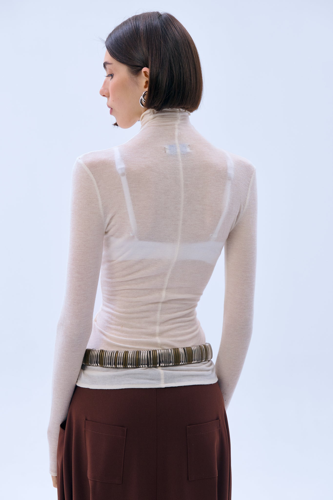 Falda Tether marrón