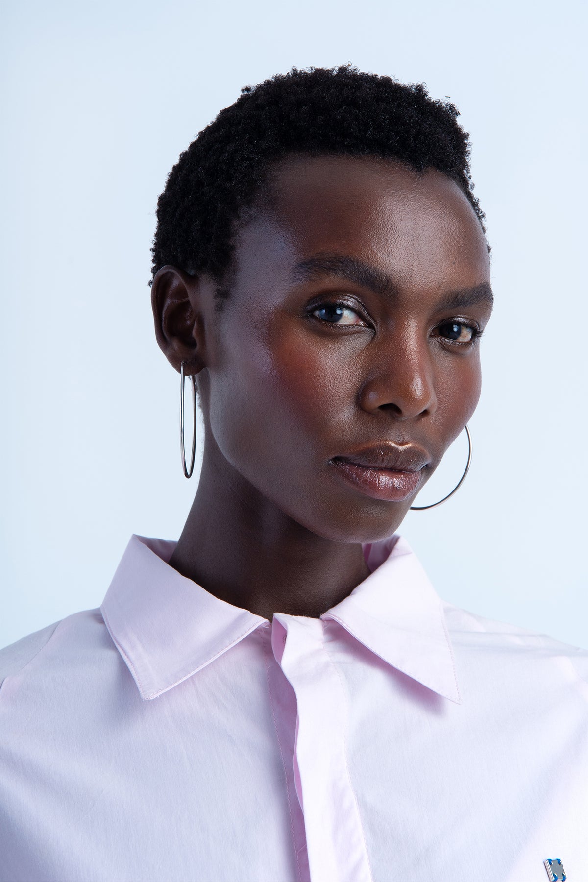 Camisa "servilleta" de algodón Rosa