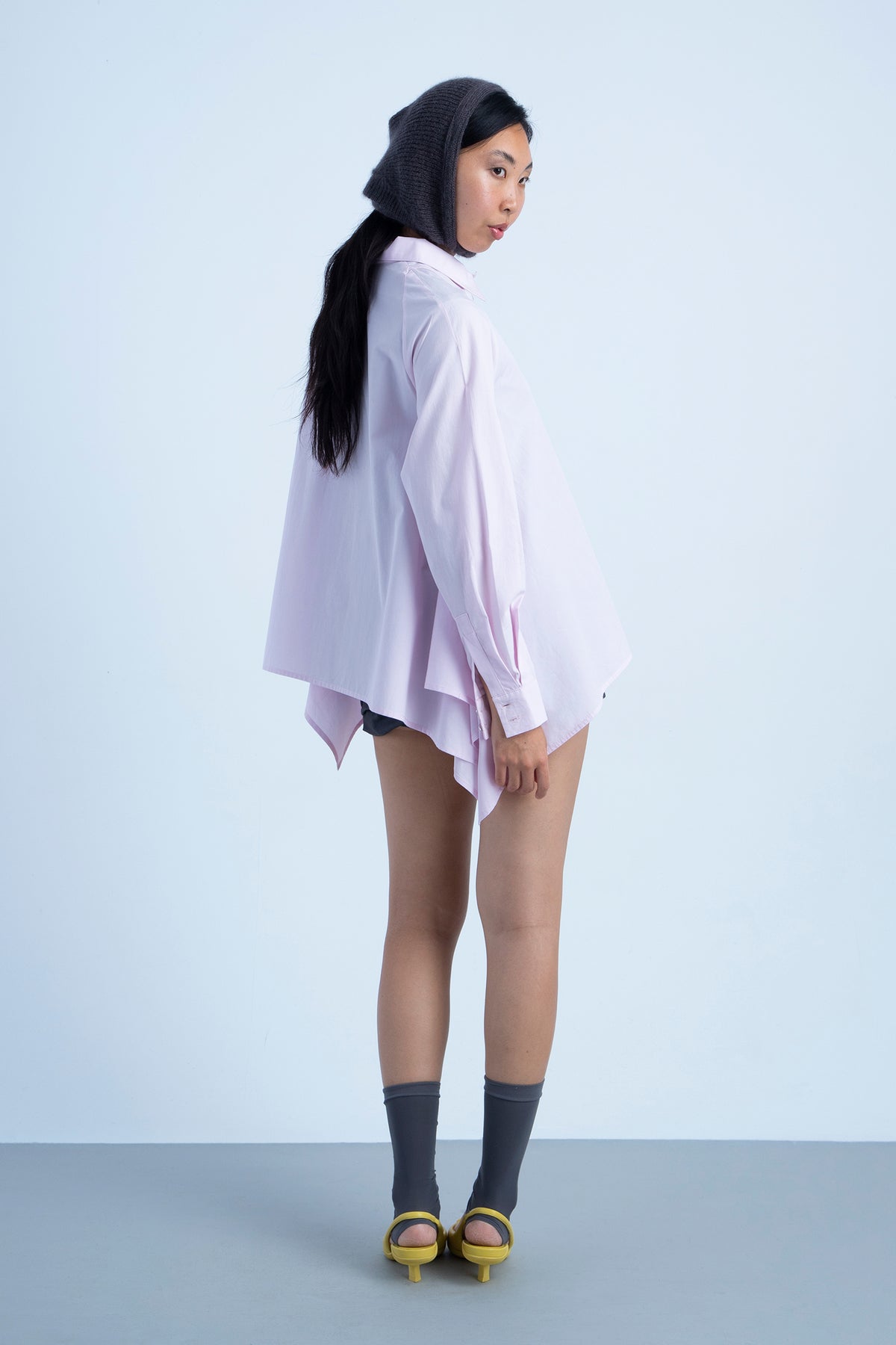 Camisa "servilleta" de algodón Rosa