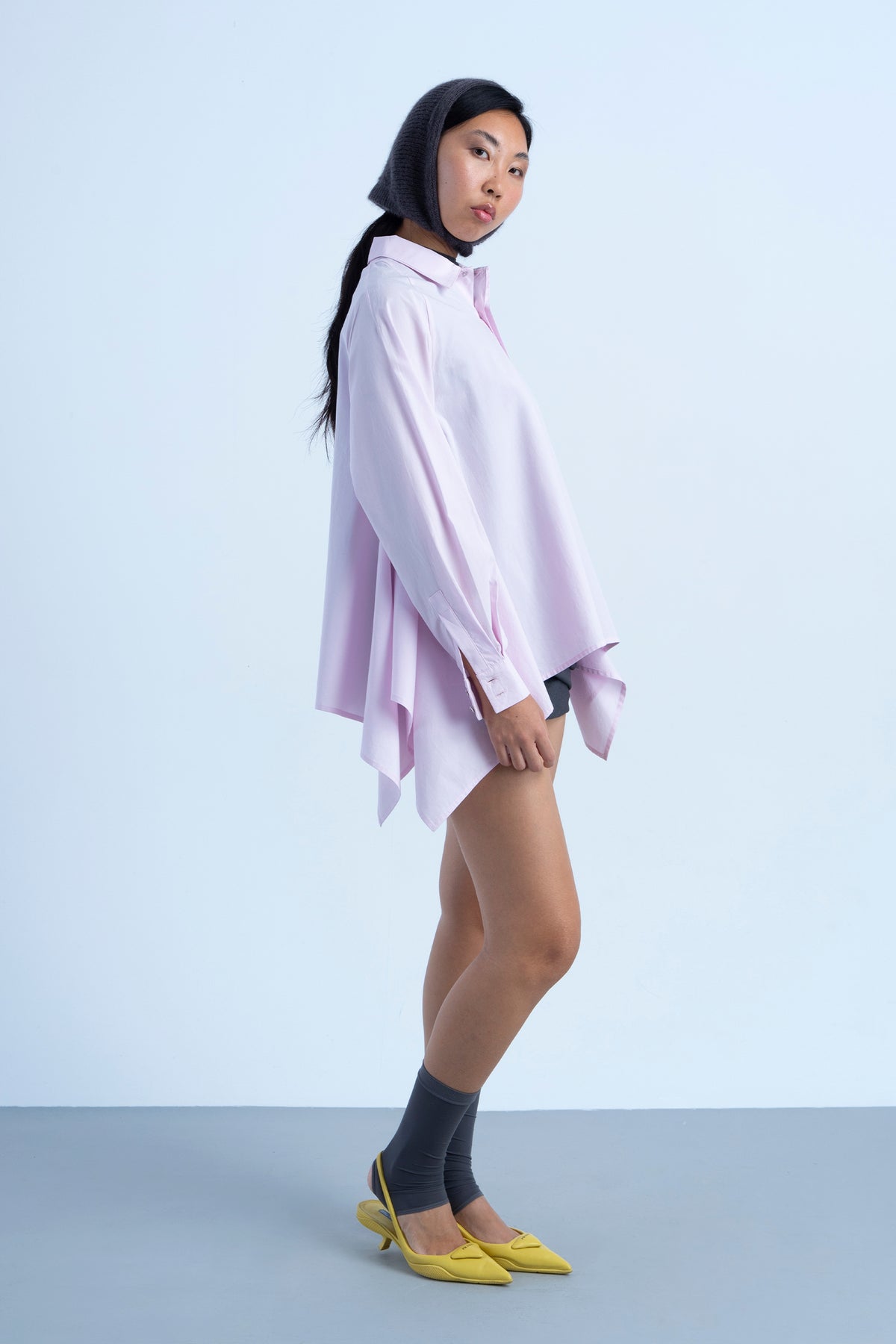 Camisa "servilleta" de algodón Rosa