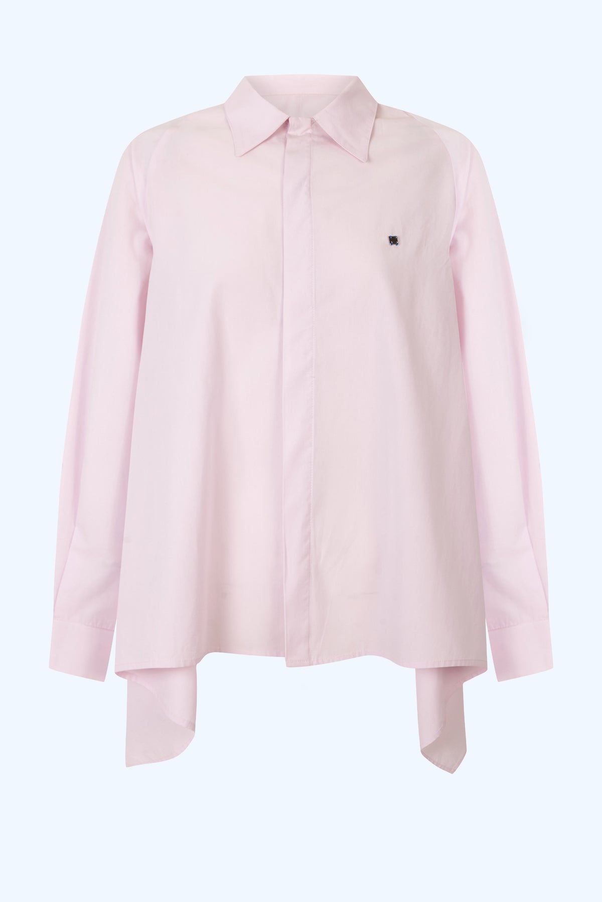 Camisa "servilleta" de algodón Rosa