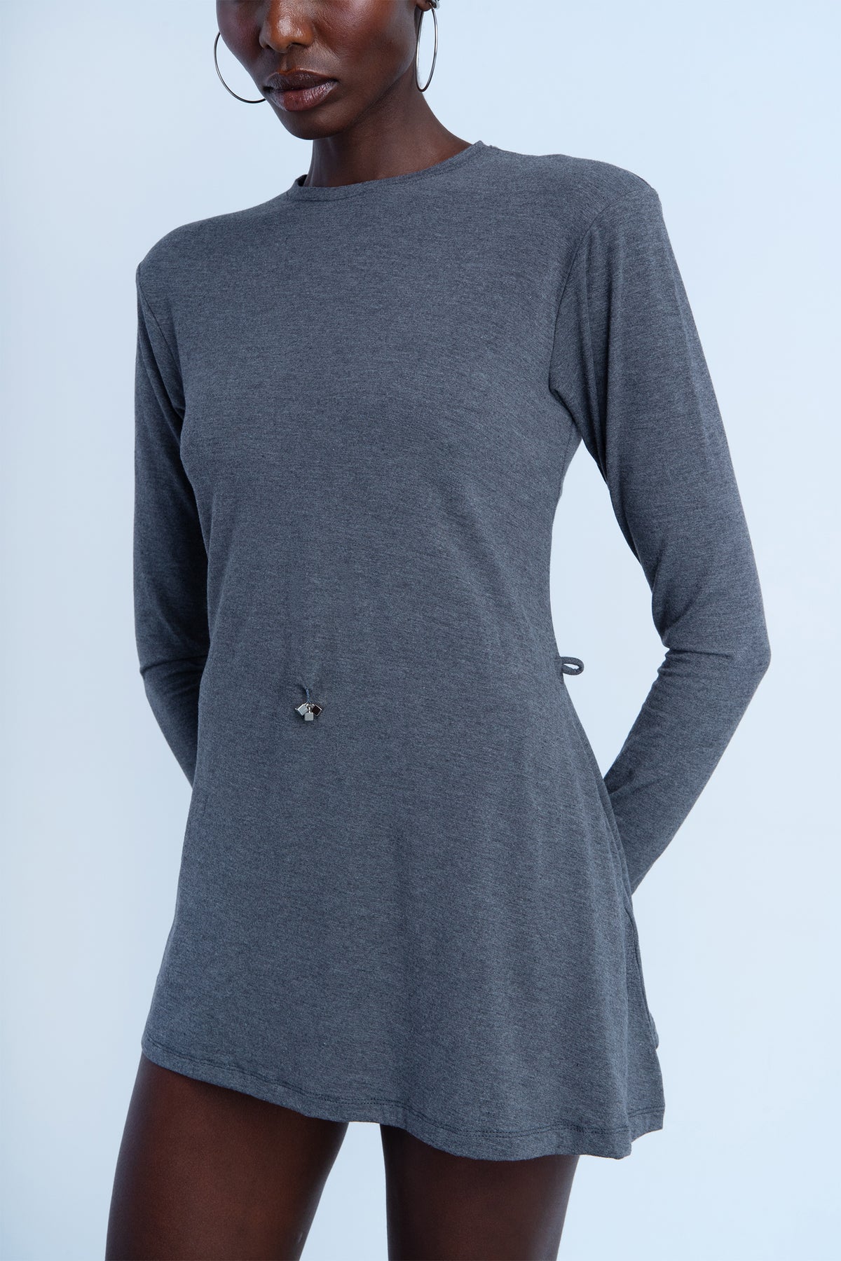 Camiseta "refugio" de bamboo Gris