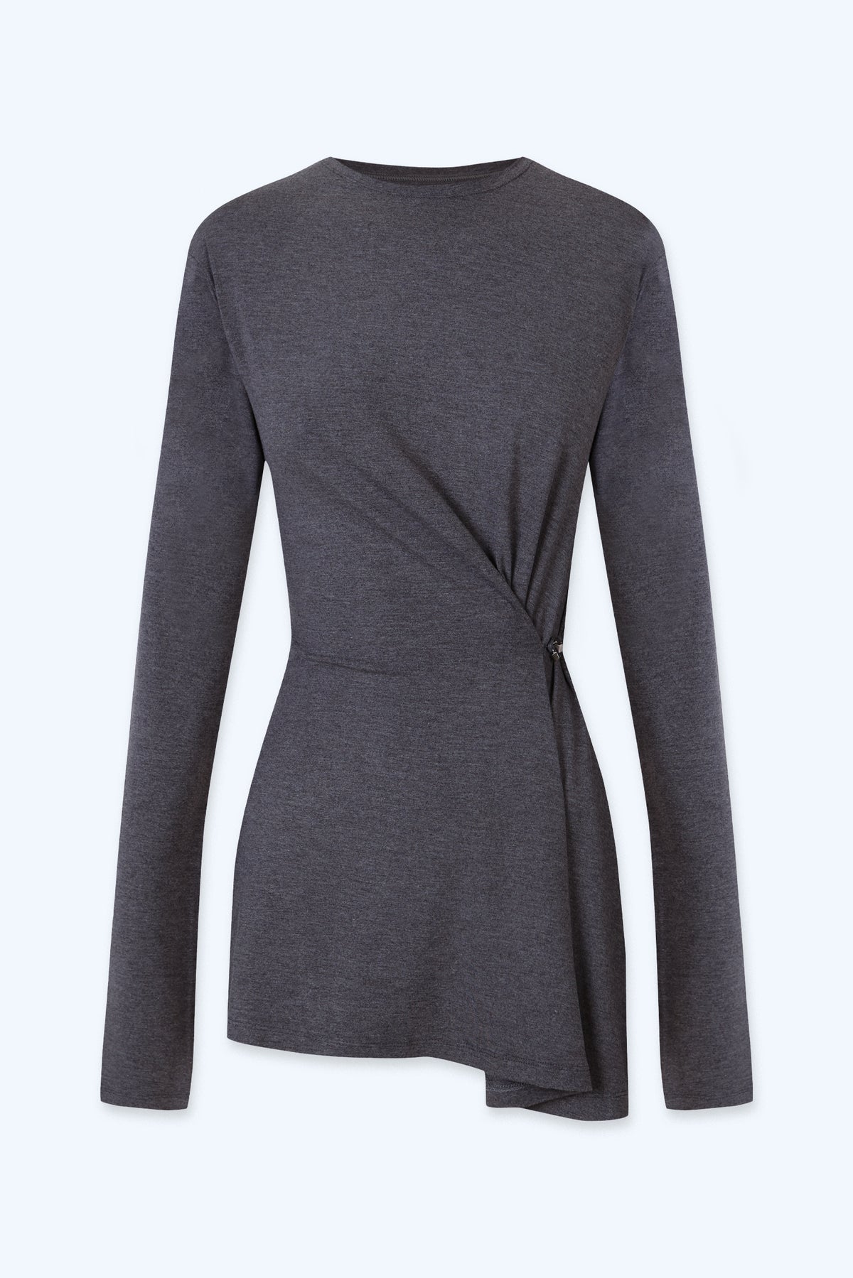 Camiseta "refugio" de bamboo gris