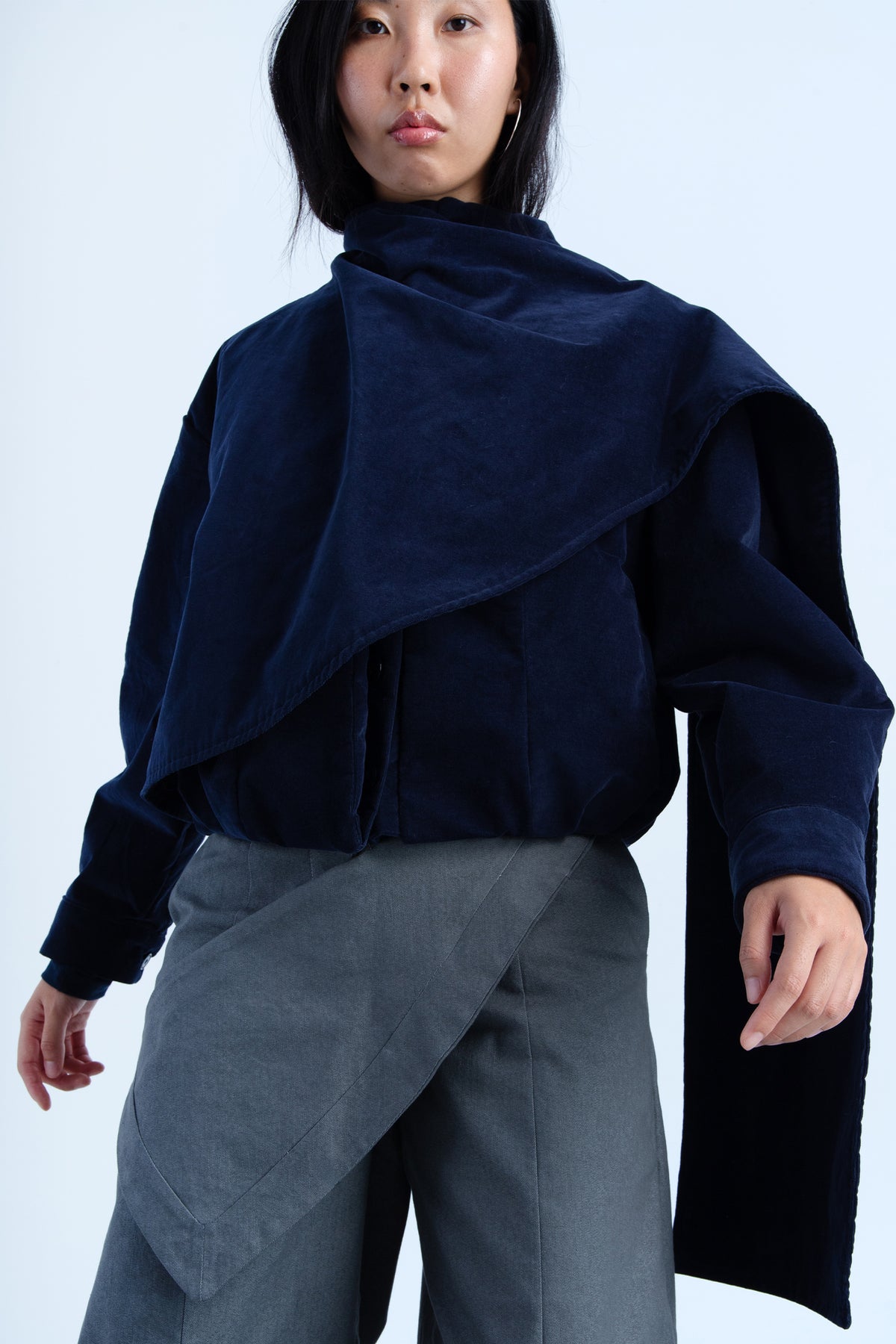 Chaqueta "permiso" en pana de algodón