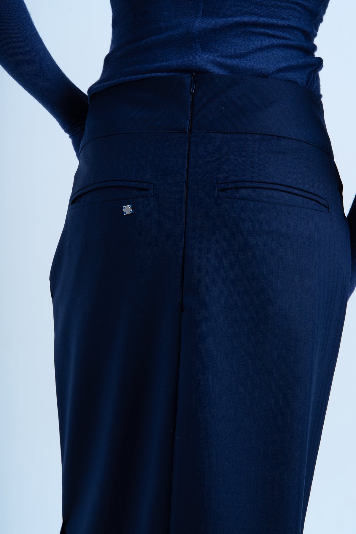 Falda "silencio" en lana merino