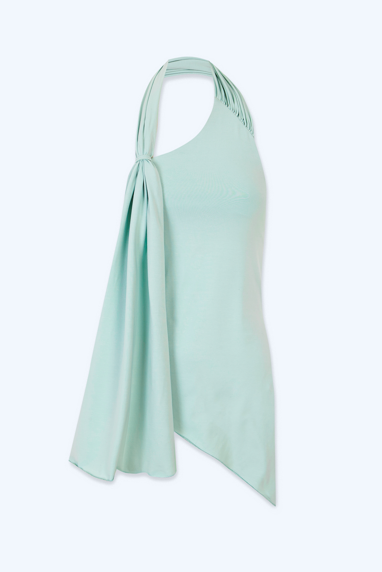 Top "patrona" en algodón verde