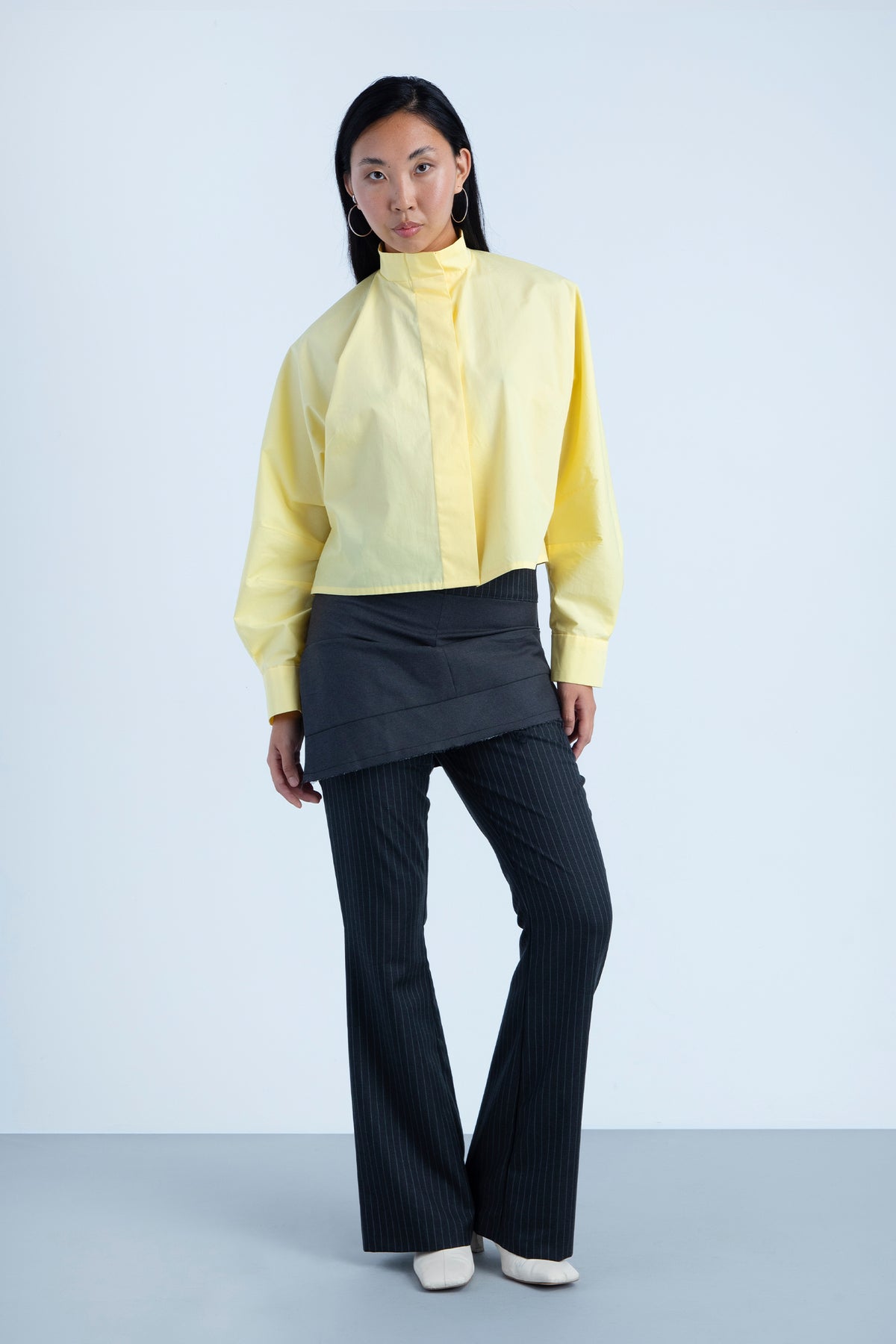 Pantalón "fisura" en lana merino