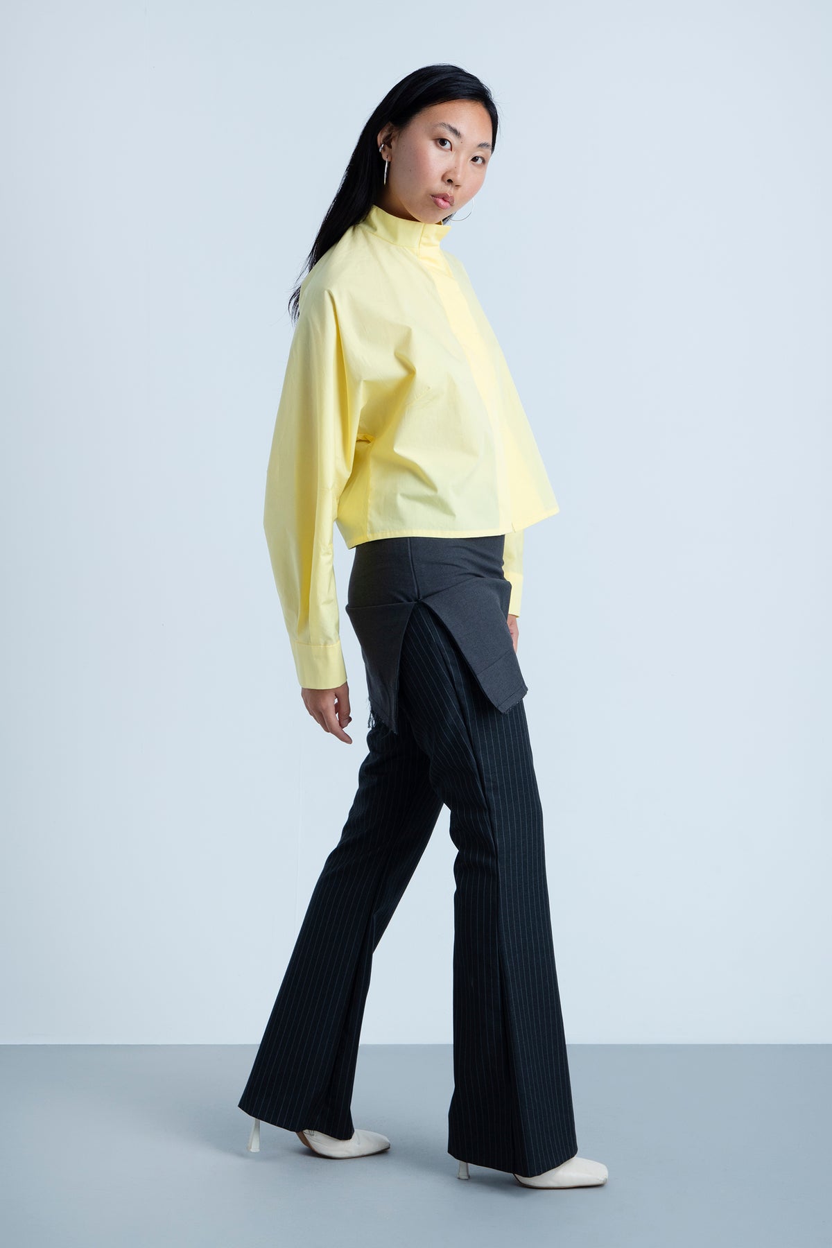 Pantalón "fisura" en lana merino
