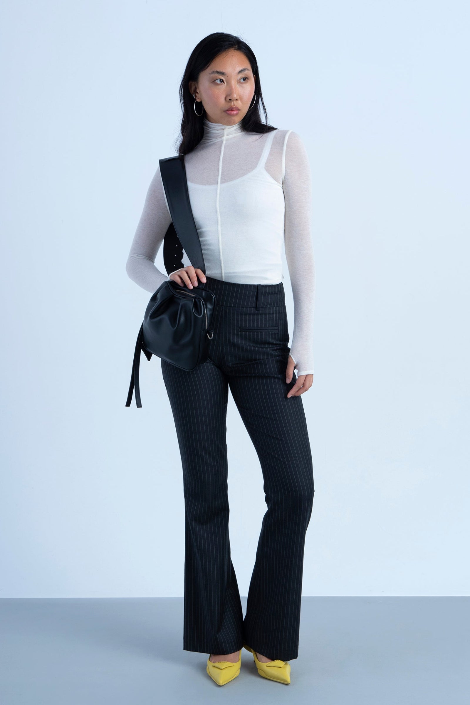 Pantalón "trance" en lana merino