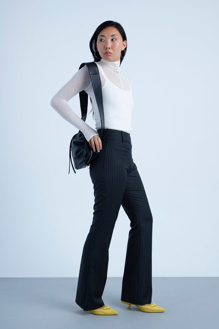 Pantalón "trance" en lana merino