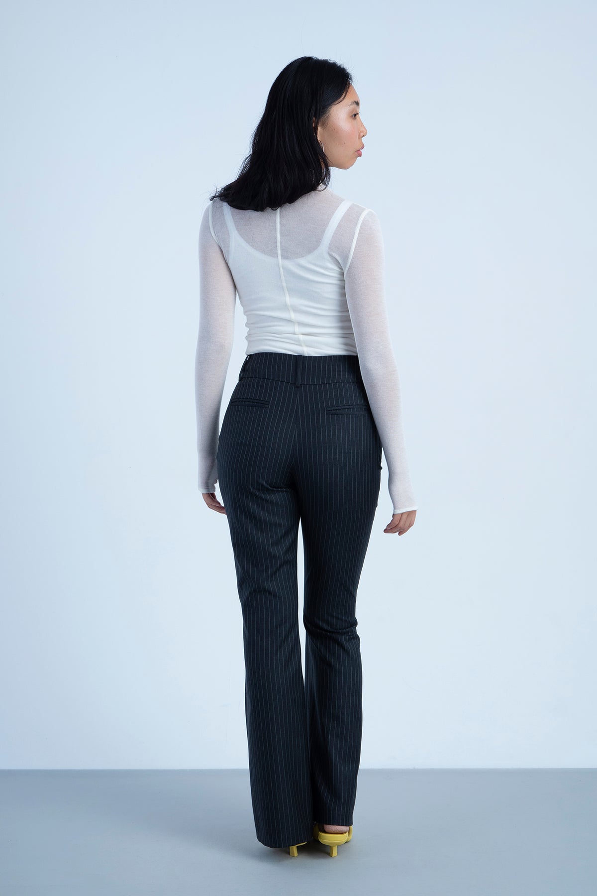 Pantalón "trance" en lana merino