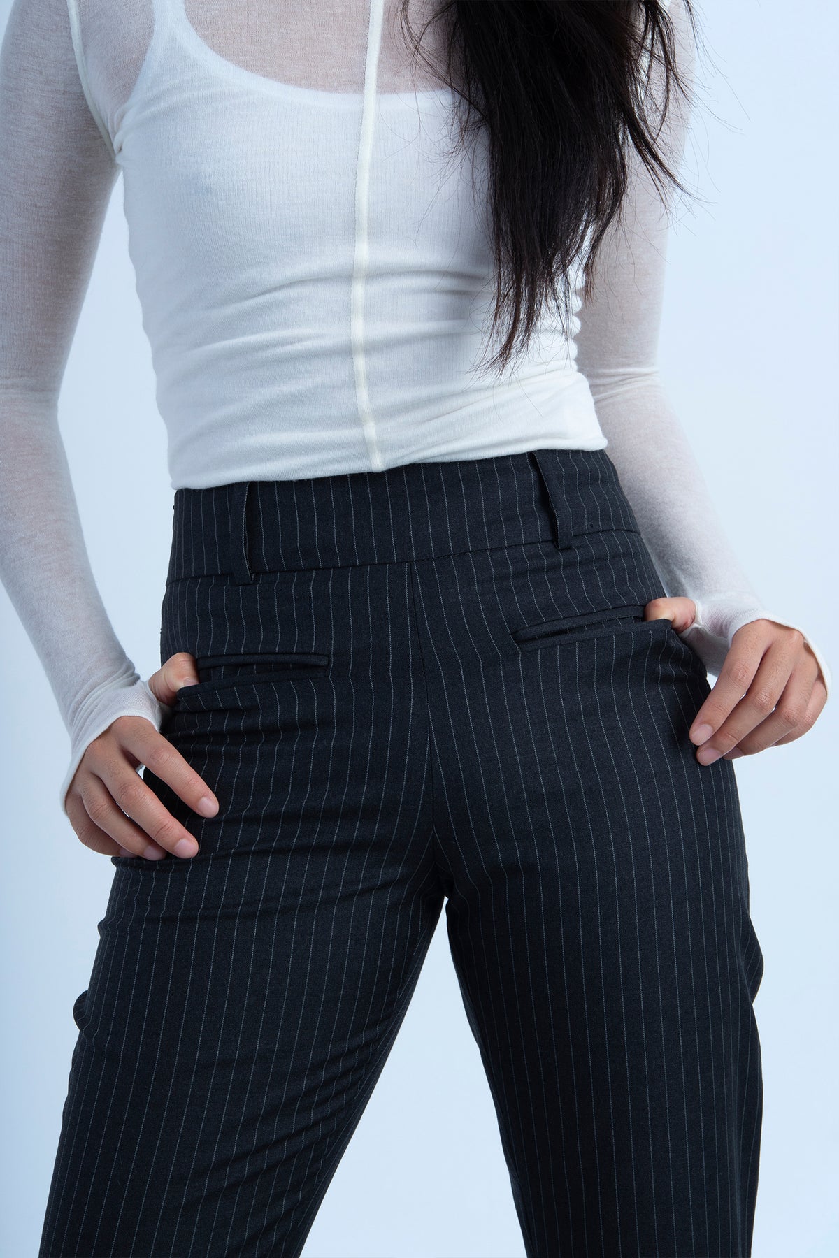 Pantalón "trance" en lana merino