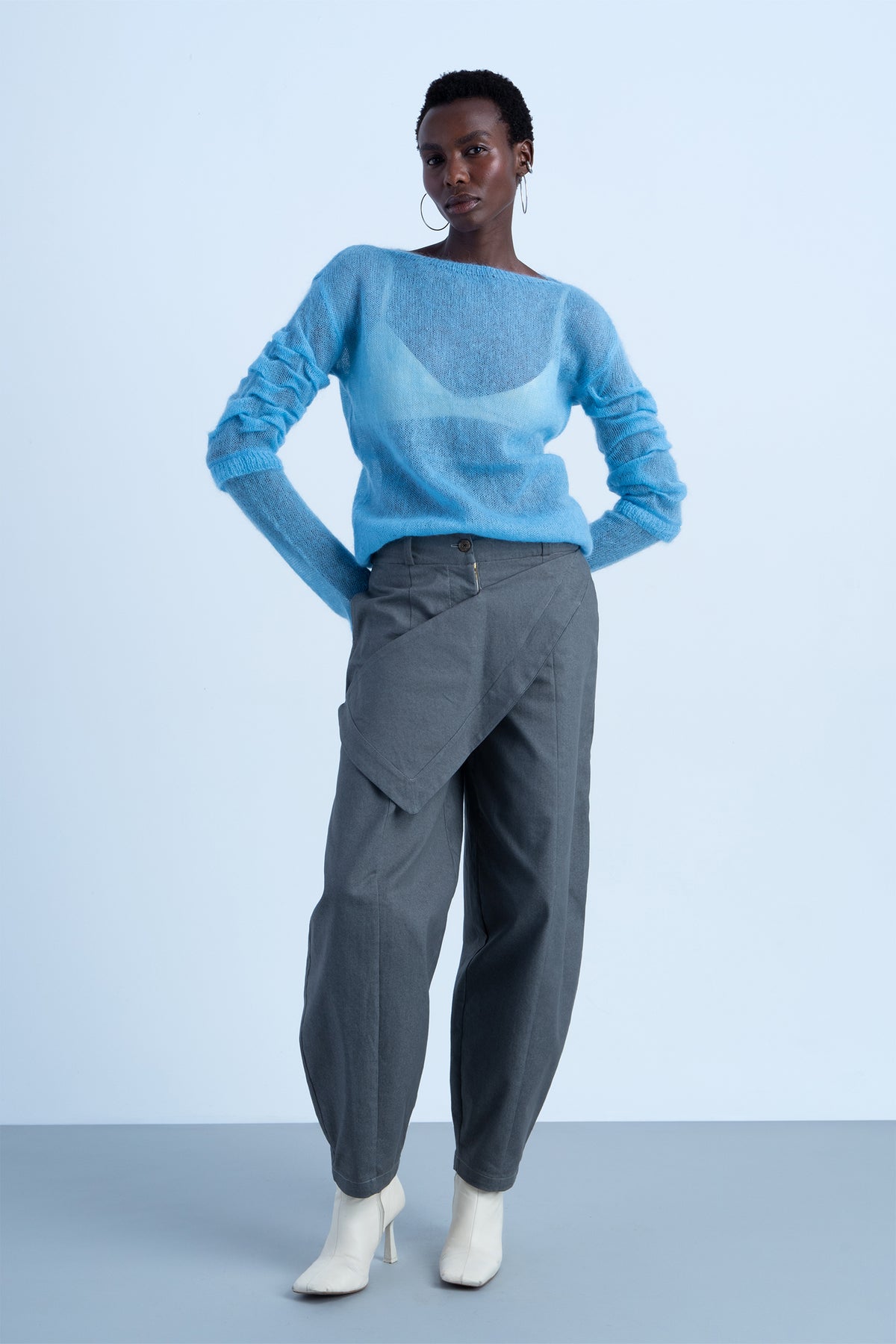 Pantalón denim "desliz"