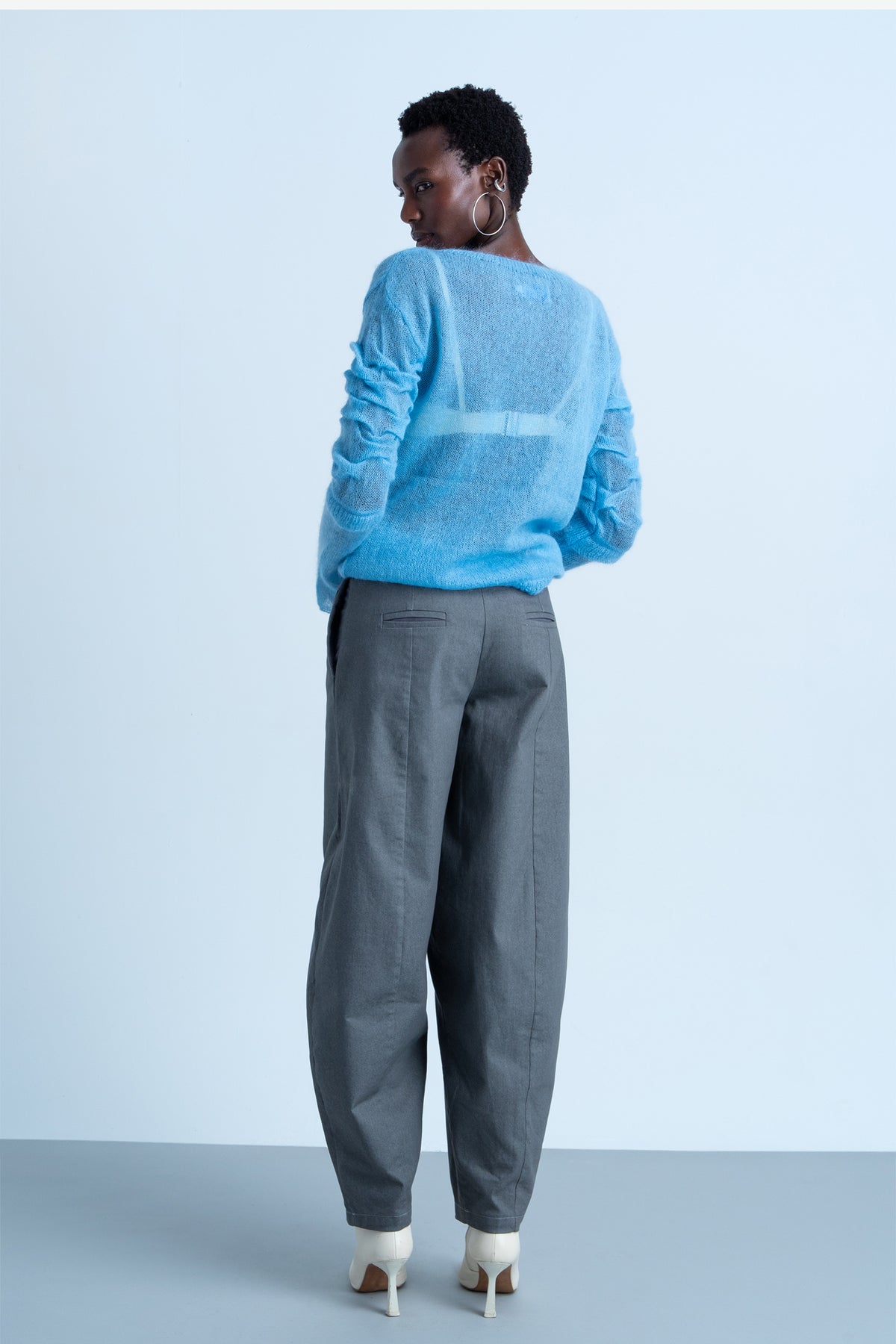 Pantalón denim "desliz"