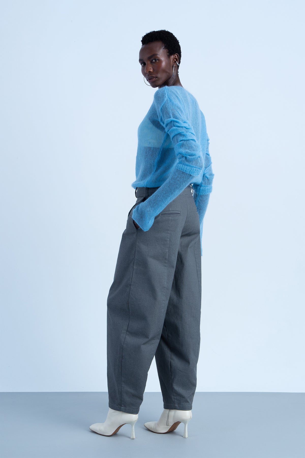 Pantalón denim "desliz"