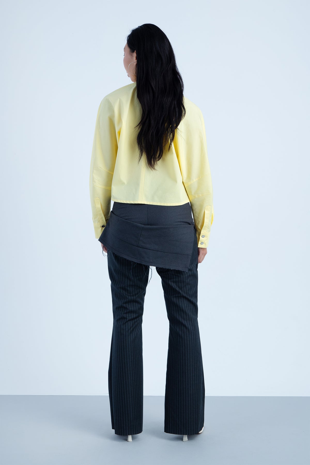 Pantalón "fisura" en lana merino