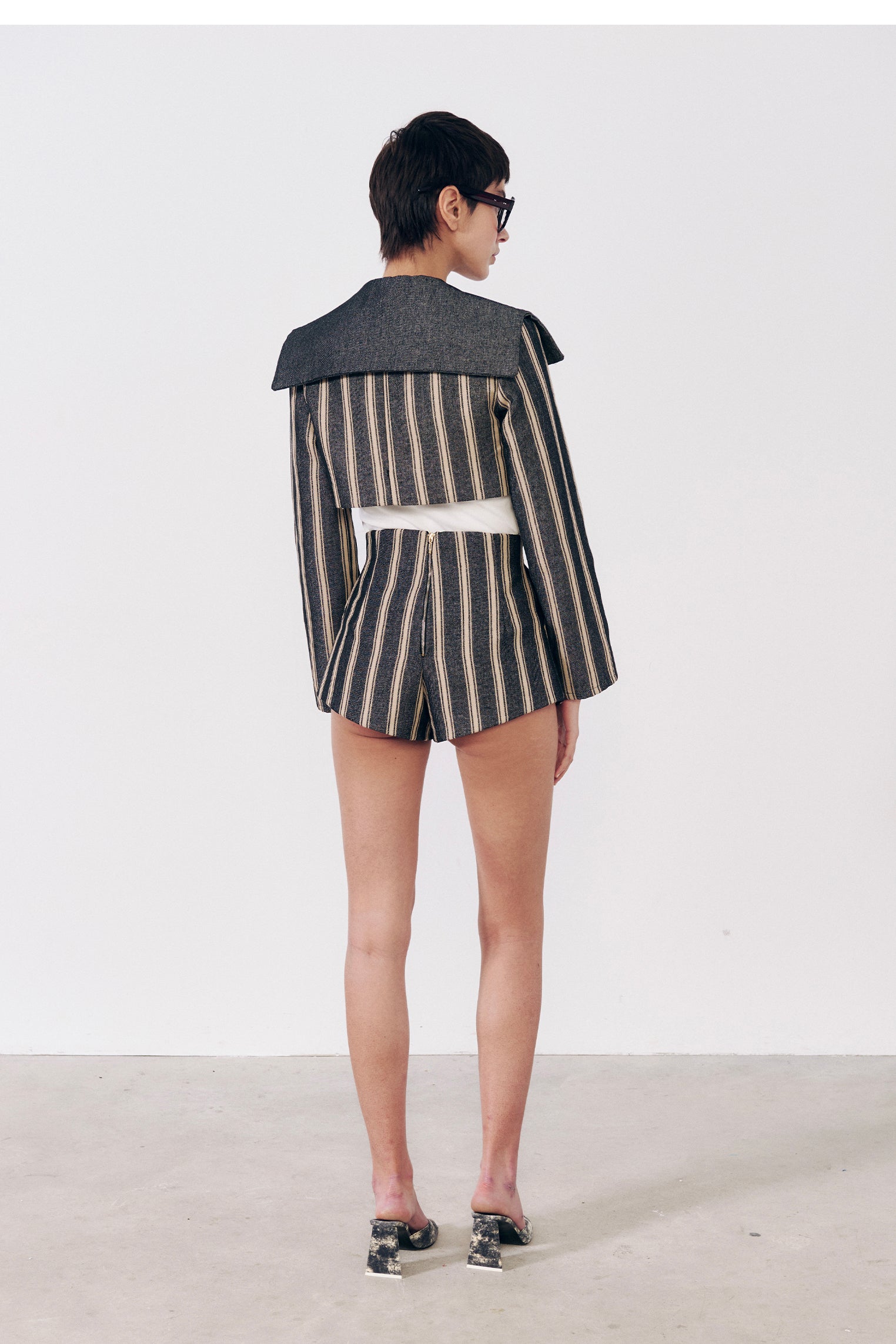 Chaqueta torera rayas